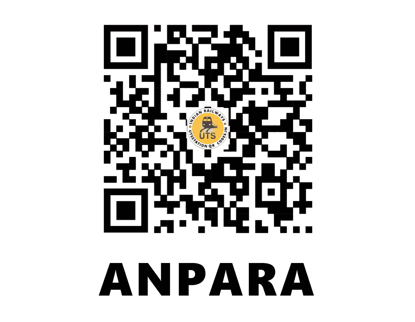 UTS QR Code for ANPARA - ANPR (EC - UTTAR PRADESH)
